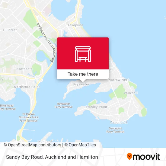 Sandy Bay Road map