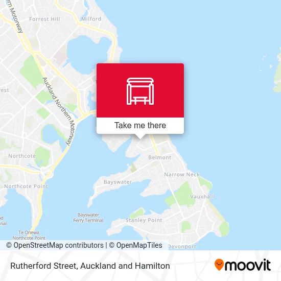 Rutherford Street map