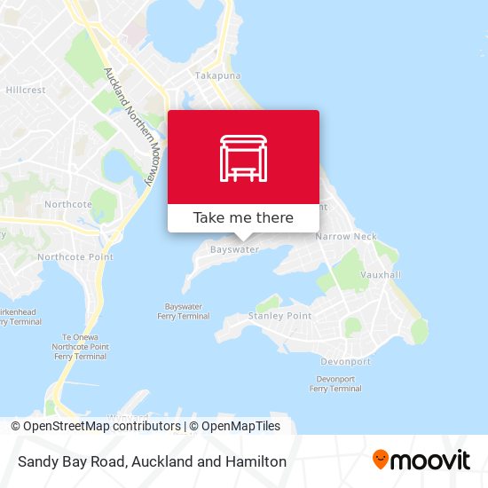 Sandy Bay Road map