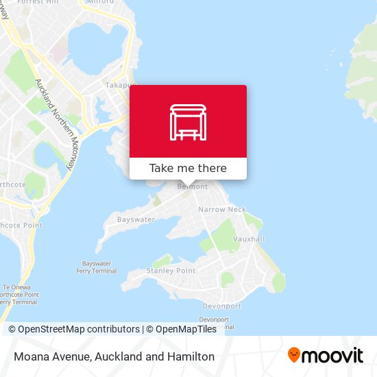 Moana Avenue map