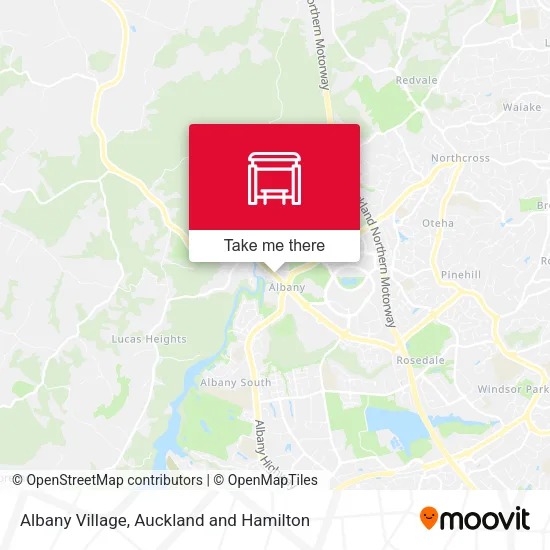 Albany Village map