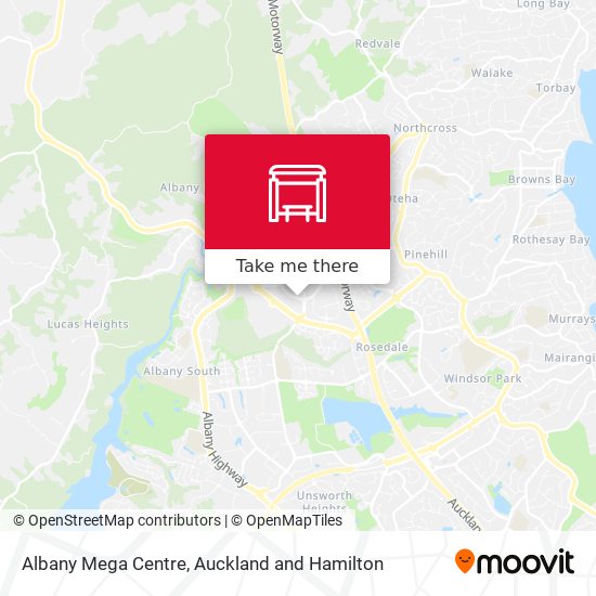 Albany Mega Centre map