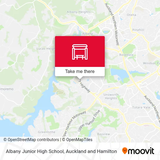 Albany Junior High School map
