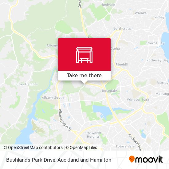 Bushlands Park Drive map