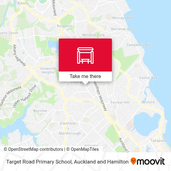 Target Road Primary School map