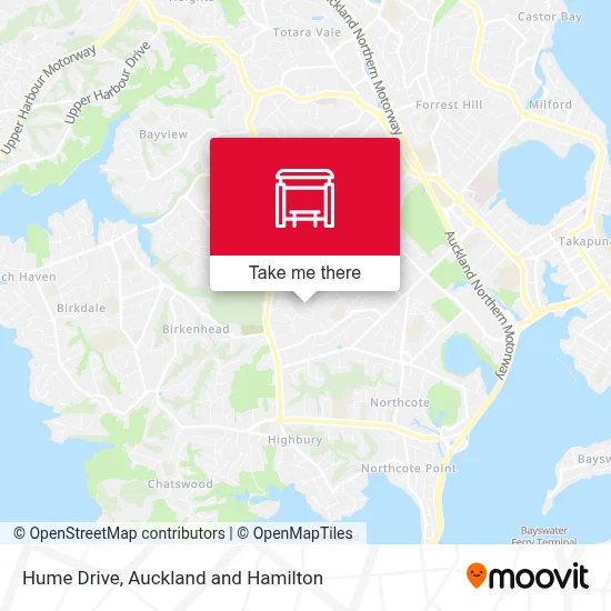 Hume Drive map