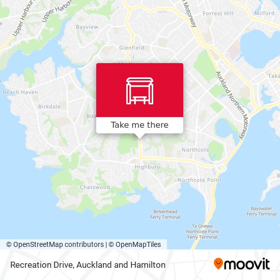 Recreation Drive map