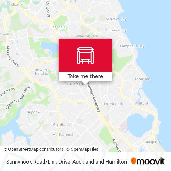 Sunnynook Road/Link Drive map