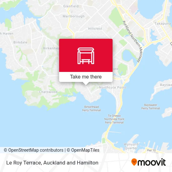 Le Roy Terrace map