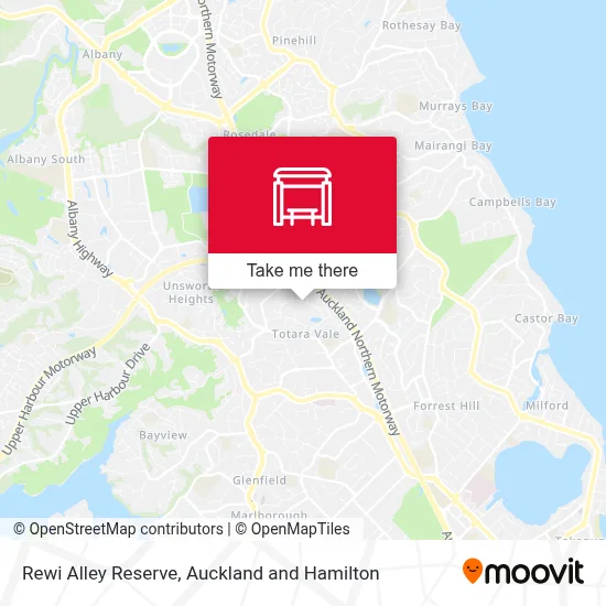 Rewi Alley Reserve map