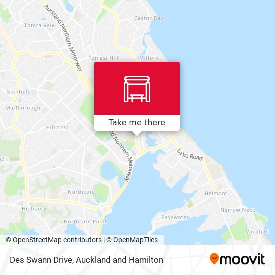 Des Swann Drive map