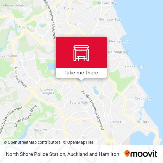 North Shore Police Station map