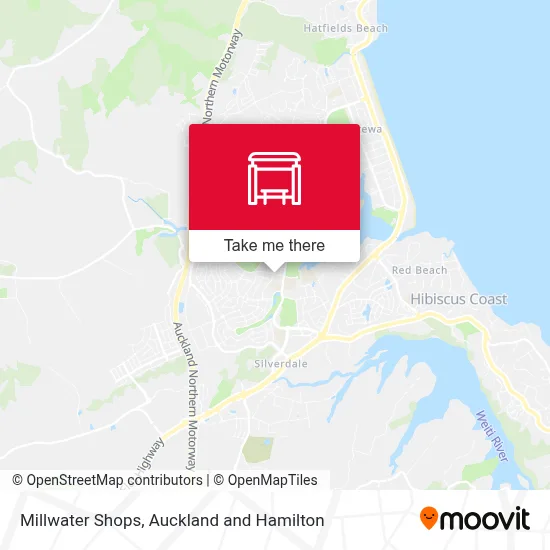 Millwater Shops map