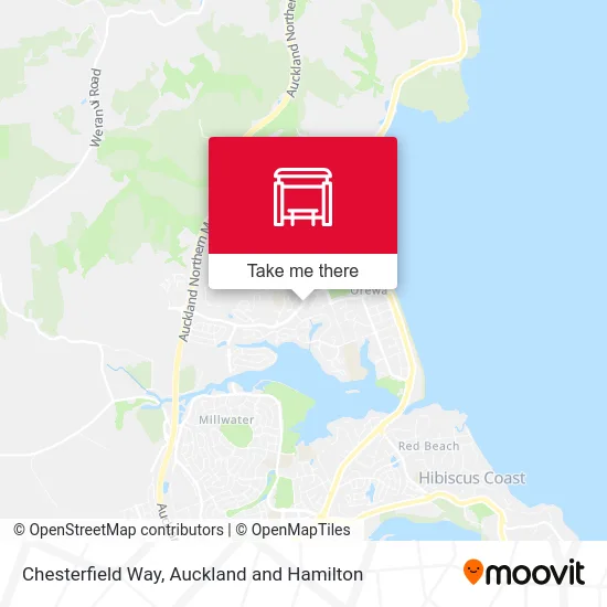 Chesterfield Way map