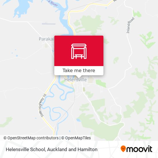Helensville School map