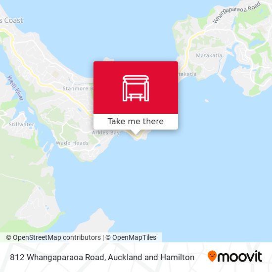 812 Whangaparaoa Road map
