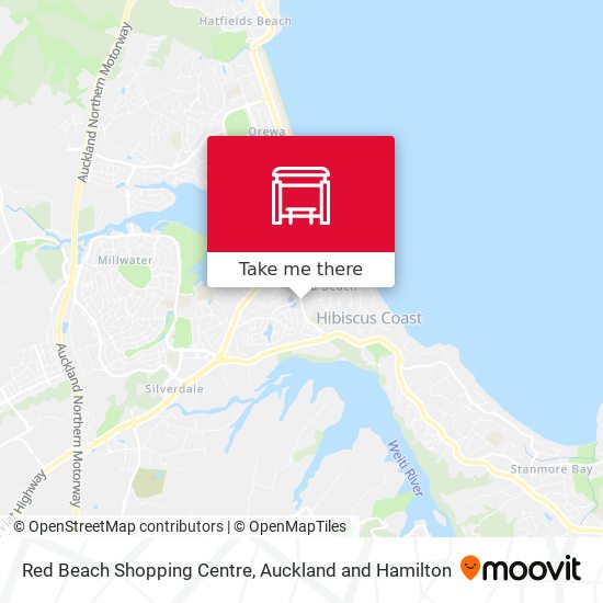 Red Beach Shopping Centre map