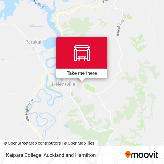Kaipara College map