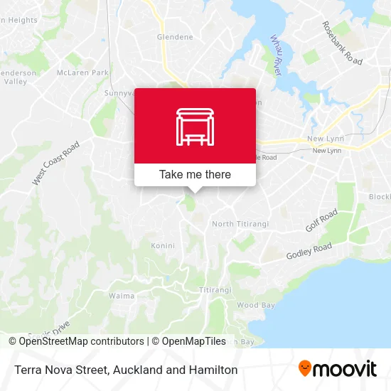 Terra Nova Street map