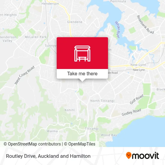 Routley Drive map