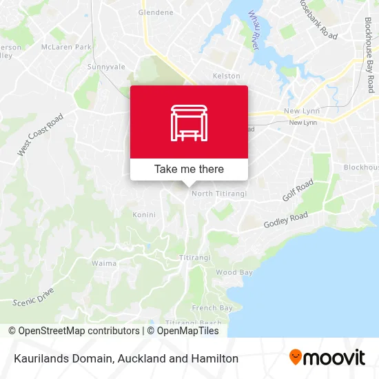 Kaurilands Domain map