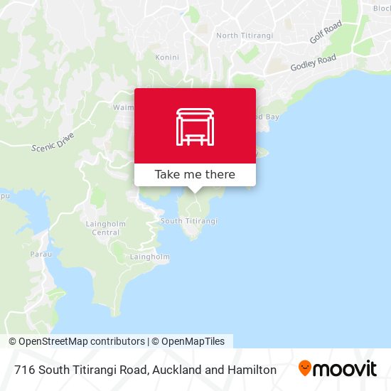716 South Titirangi Road map