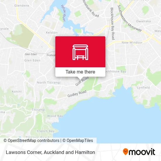 Lawsons Corner map