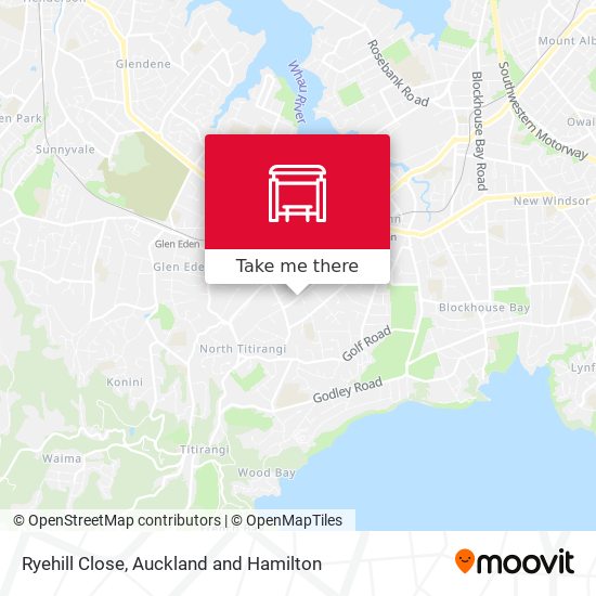 Ryehill Close map