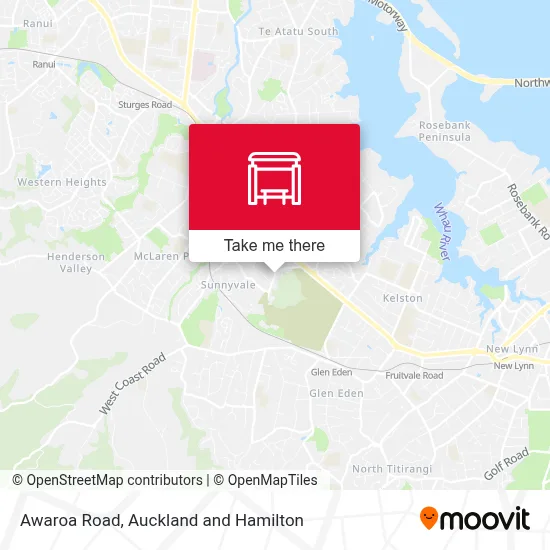 Awaroa Road map