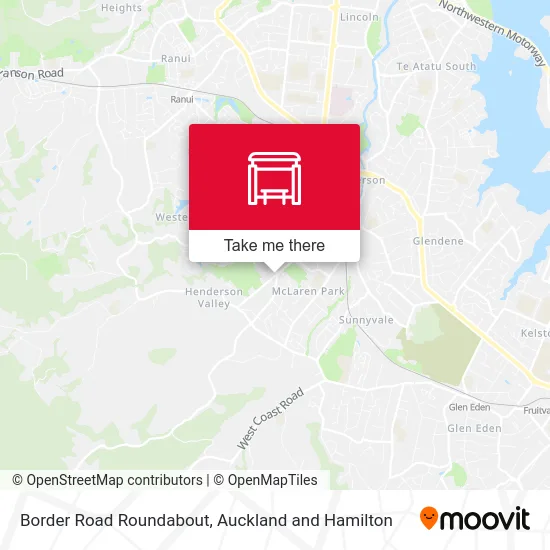 Border Road Roundabout map