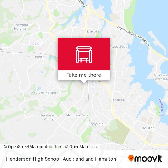 Henderson High School map