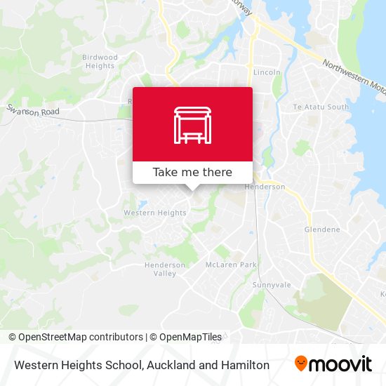 Western Heights School map