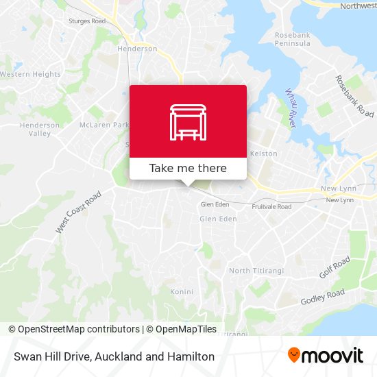 Swan Hill Drive map