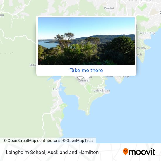 Laingholm School map