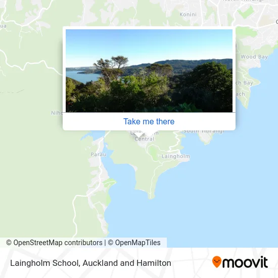 Laingholm School map