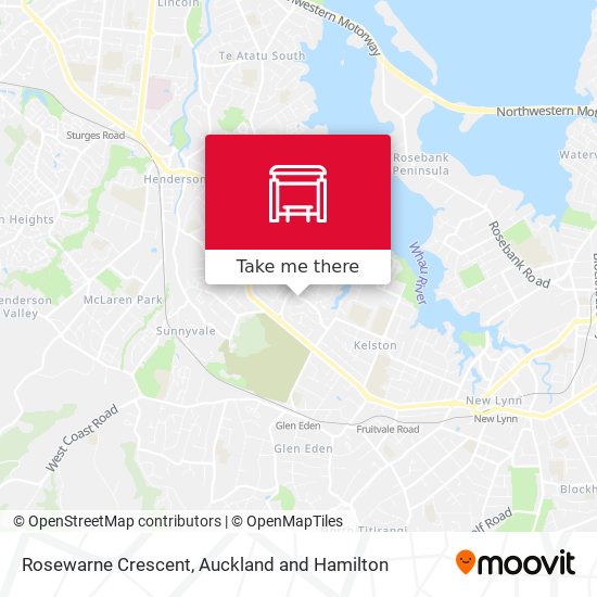 Rosewarne Crescent map