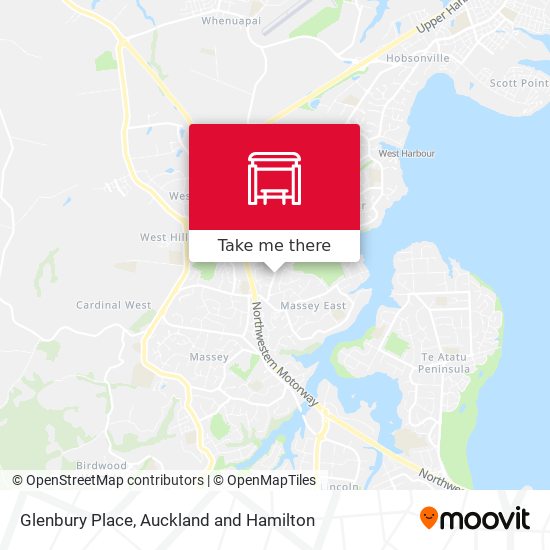 Glenbury Place map