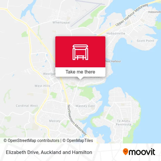 Elizabeth Drive map