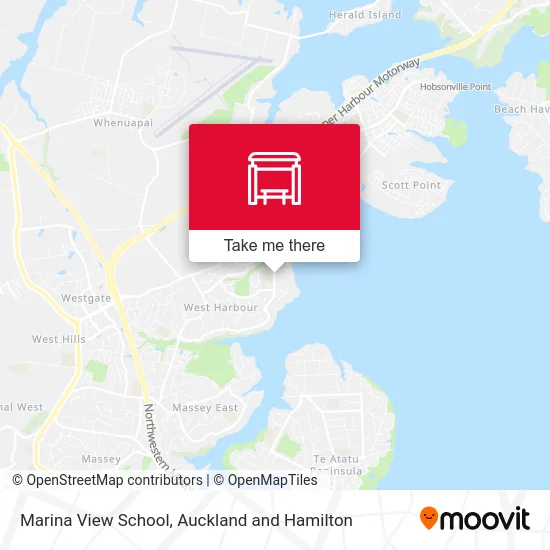 Marina View School map