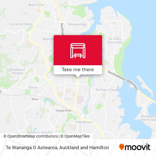 Te Wananga O Aotearoa map