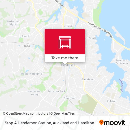 Stop A Henderson Station map