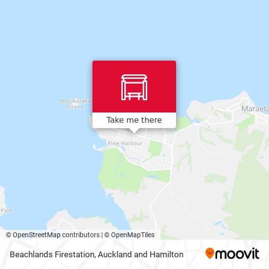 Beachlands Firestation map