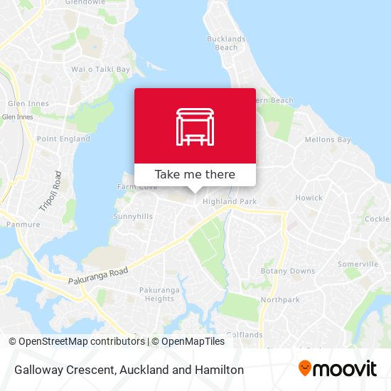 Galloway Crescent map