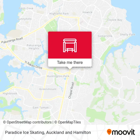 Paradice Ice Skating map