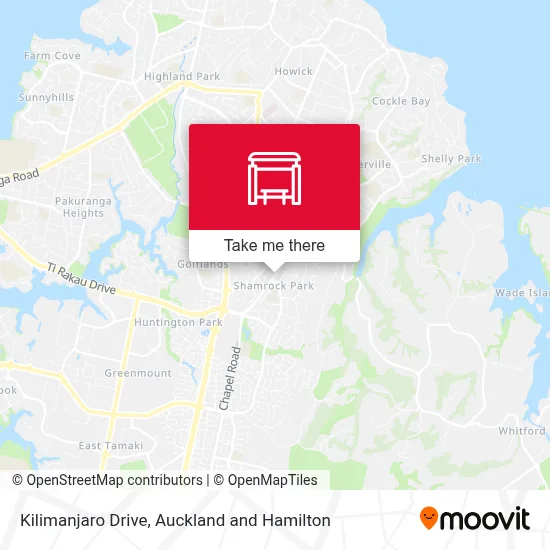 Kilimanjaro Drive map