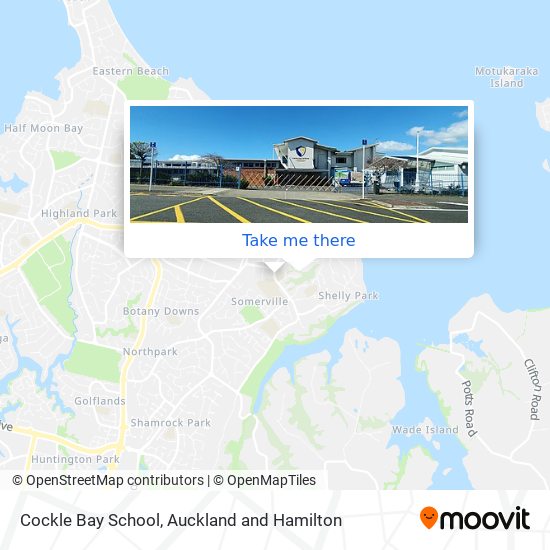 Cockle Bay School map