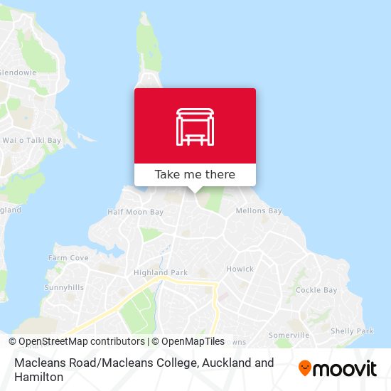 Macleans Road/Macleans College地图
