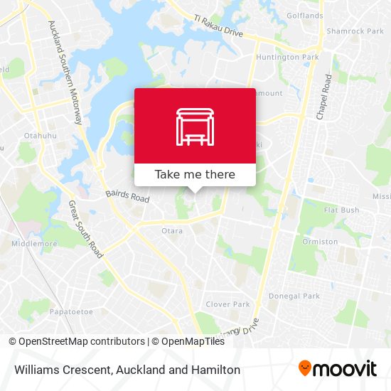 Williams Crescent map