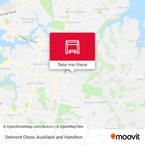 Delmont Close map
