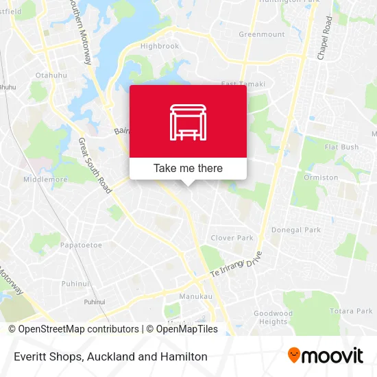 Everitt Shops map